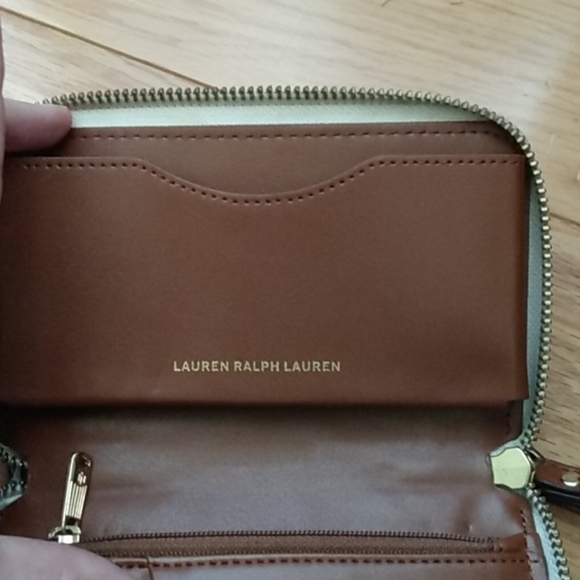 Lauren Ralph Lauren Belt Pattern Wristlet Wallet - Picture 5 of 10